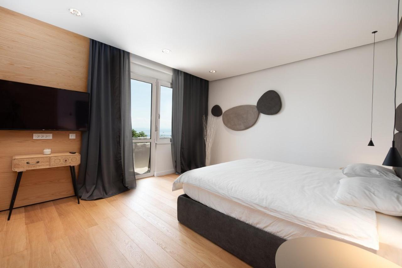 Beachfront Apartment Rosa Del Mar Jardin Mošćenička Draga Exteriér fotografie