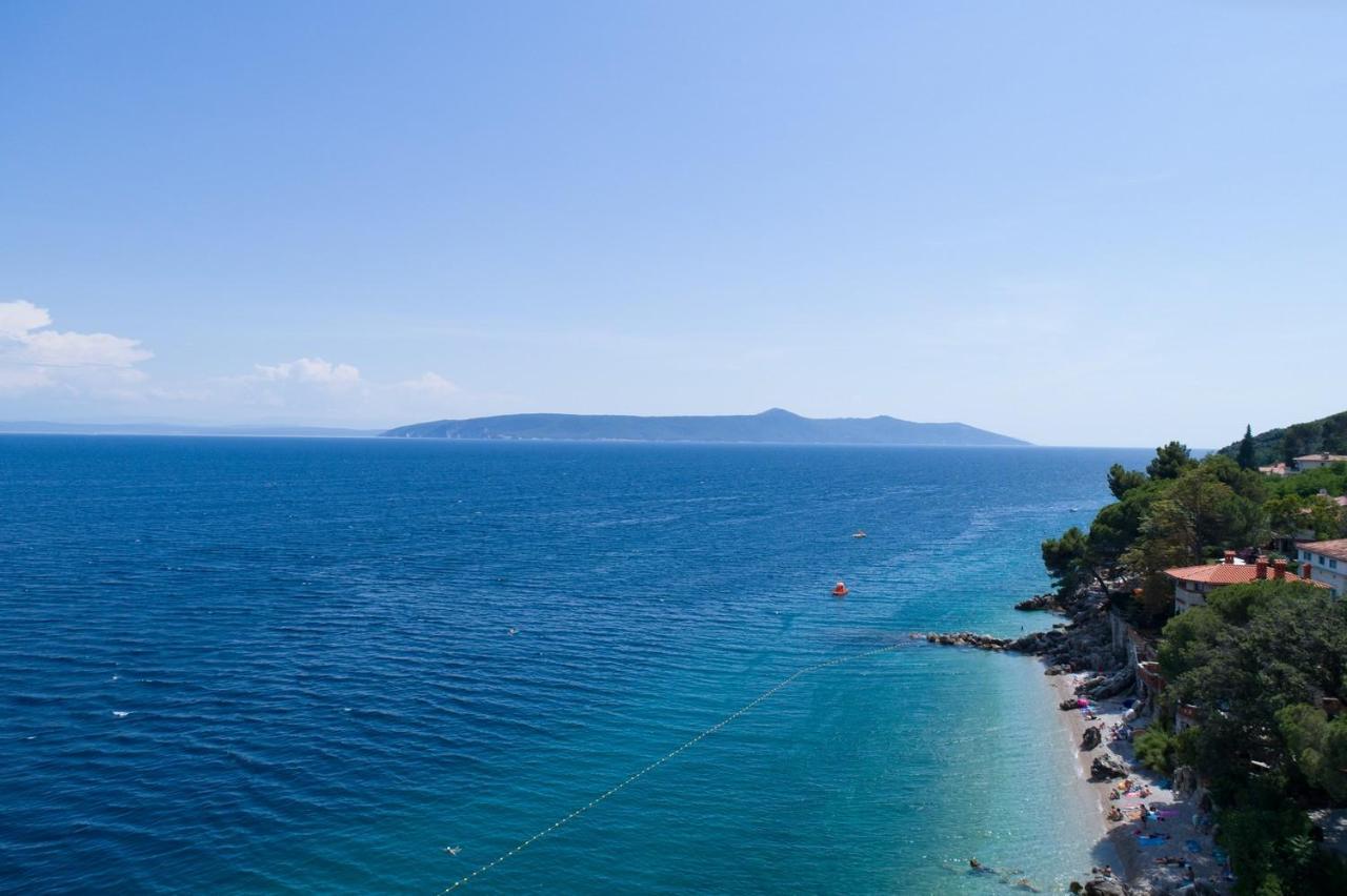 Beachfront Apartment Rosa Del Mar Jardin Mošćenička Draga Exteriér fotografie